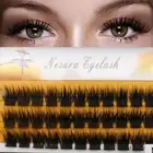3 Lines Wispy Lashes Clusters C Curl Individual Lashes New False Eyelashes DIY