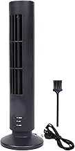 Wrohto Bladeless Floor Fan| Standing Bladeless Fan| Bladeless Fan Tower| Quiet Fans Energy Saving Air Cooling Conditioner Floor for Work Area, Dormitory, Home and Travel