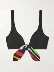 [PUCCI] PUCCI - Printed Triangle Bikini Top - Black - large large Black