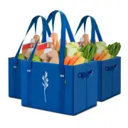 Green Bulldog Reusable Grocery Bags - Heavy Duty Reusable Shopping Tote Bags ...