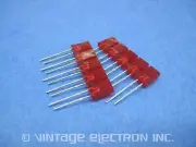 (2) Red LED Meter Strips (5 LED's Each): Measure 5mm X 2mm, Overall 29mm x 2.8mm