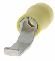 BizLine LIP BLADE TERMINALS 5mm 50Pieces Double Grip YELLOW