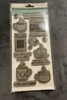 TPC STUDIO ~ Cafe Mocha Rubber Cling Stamps ~ 16 Stamps