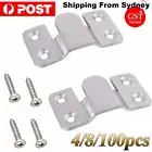 4-100xSofa Sectional Couch Connector Universal Furniture Connector with 16 Screw