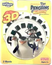 THE PENGUINS OF MADAGASCAR NICKELODEON 3d View-Master 3 Reel Packet SEALED