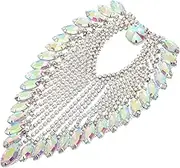 VILLFUL Handbag Appliques Crystal Patches for Clothing Crafting Heart Shaped Rhinestone Decors Wear Resistant Accessories Elegant Outfit Enhancements Fashion Add
