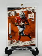 Justin Fields RC Prizm Lot 3 Chicago Bears NFL Rookie Card 2021 Pop Ohio State