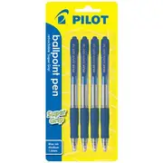 Pilot Super Grip Retractable Ballpoint Pen Blue 4 Pack