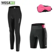 WOSAWE Womens Cycling Pants Ladies 3D Gel Padded Bike Tights Bicycle Leggings