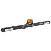 Narva 12V LED Low-Profile Rotating Strobe Utility Bar 1.2m with Squawk Reverse Alarm - 85068B