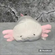Cute White Fluffy Axolotl Plush Toy 24 Inch Soft Axolotl Stuff Animal Plush