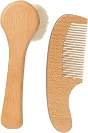 ERINGOGO Soft Bristle Baby Care Set Bath Brush Set Comb Massage Comb for Infants Scalp Brush Newborn Hairbrush Gentle Grooming Kit Bath Tools
