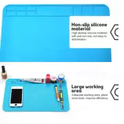 Phone Repair Silicone Pad Desk Heat Insulation Magnetic Work Mat Soldering Iron