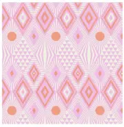 FQ Tula Pink TABBY ROAD Geometric Marmalade Skies Cotton Quilt Fabric