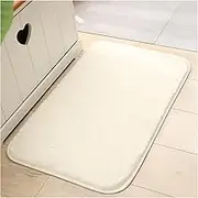 Non Slip Bath Mat Super Thick Fluff Fiber Rug Bath Mats Comfortable and Soft Bathroom Carpet Non-Slip Absorbent Rug Foot Mat Shower Room Doormat Non Slip Mat (Color : PD-A005, Size : 60x110cm)