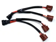 Splitter Wire U 9006 HB4 Two Harness Head Light Adapter Low Beam Halogen Socket