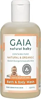 GAIA Natural Baby Bath & Body Wash 250 ml