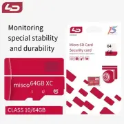 LD Security Special 64GB High Speed C10 Memory Card Camera Monitoring