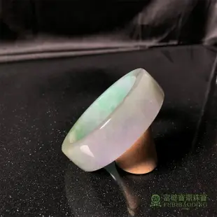 【Fubibaoding jeweler 富璧寶鼎珠寶】春帶彩翡翠方鐲(天然Ａ貨 手鐲 玉鐲 少見款式)