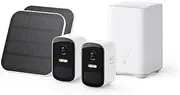[eufy Security] by Anker, eufyCam 2C Wireless Surveillance Camera+Solar Panel, 180 Days Battery Life, 1080p HD, IP67 Weatherproof, Night Vision, Compatible with Amazon Alexa, No Monthly Fees