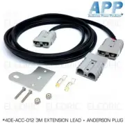 ANDERSON PLUG GENUINE 3M EXTENSION LEAD 6MM + MOUNTING PLATE BRACKET 012 + SB50