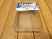 MUSTAD PIKE HOOK #10 SPECIAL BEND, FORGED, BRONZE, MODEL 7724-BR, 3 HOOKS TOTAL
