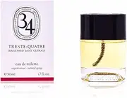 Diptyque 34 Boulevard Saint Germain Eau De Toilette Spray Mens Cologne, 50 ml