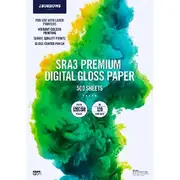 J.Burrows SRA3 120gsm Digital Coated Paper Gloss 500 Sheets