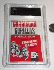 GAI GRADED 1967 Garrison's Gorillas Leaf Wax Pack Unopened Graded 8 NM-MT 1960s