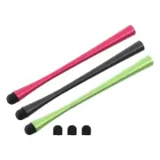 3pcs Stylus Pens for Touch Screens Slim Capacitive Stylus Pen Red/Black/Green