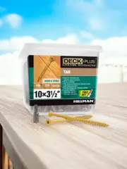 Deck Plus No. 10 x 3-1/2 in. L Star Flat Head Exterior Deck Screws 5 lb.