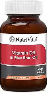 NutriVital Vitamin D3 200 caps