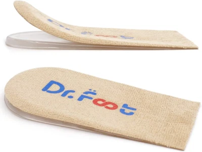 Adjustable Orthopedic Heel Lift Inserts, Height Increase Insole for Leg Length D