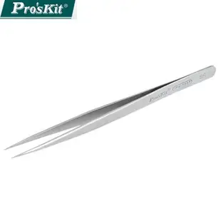 台灣ProsKit寶工不銹鋼長尖鑷子1PK-105T(140mm;AISI304不鏽鋼;無磁性、防腐蝕、抗鏽能力強)