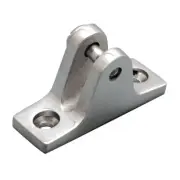 STAINLESS 80 DEGREE DECK HINGE SCREWED, 2-1/4",BOAT HARDWARE 316 SS