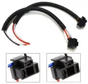 Extension Wire Pigtail Female P A P45t Two Harness Head Light Bulb Socket Plug (for: Toyota)