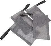 Healeved 4pcs Mesh Soap Storage Bag Soap Holder Kitchen Saver Bag Shower Holder Travel
