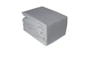 Ramesses Egyptian Cotton Flannel Sheet Set Silver Single