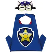 Kids Paw Patrol Costume Chase Cape and Mask Set