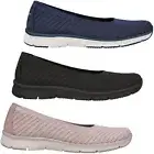 Womens Skechers Shoes Trainers Slip On Memory Foam Fashion Vegan Shoes