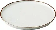 aito Seisakusho 567046 Grain Plate Dish, Microwave, Dishwasher Safe, Brown, Large, Approx. 9.1 inches (23 cm), Mino Ware, Made in Japan