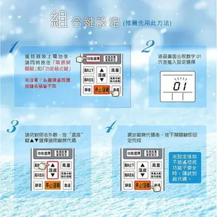 【聖岡科技Dr.AV】AI-H1北極熊(日立)液晶 冷氣遙控器(日本IC 窗型/分離式/變頻 冷暖氣可調)