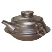 Teapot Kyusu Tokoname - JUSEN - Bronze - 150 ml cc - Ceramic Mesh - 2 Rings