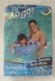 Bestway H20 Go! Inflatable Animal Shaped Swim Ring - New -