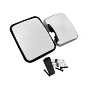 QSC Chrome Bottom Small Lower Door Mirror Assembly for Hino 08-21