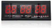 Digital Large Big Jumbo LED Wall Desk Alarm Clock With Calendar Temperature