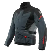 Dainese Tempest 3 D Dry Jacket Ebony/Black/Lava Red Size - 52