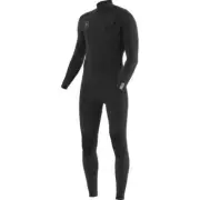 VISSLA Men's 7 SEAS 4/3 Chest-Zip Wetsuit - BLK - XL - NWT