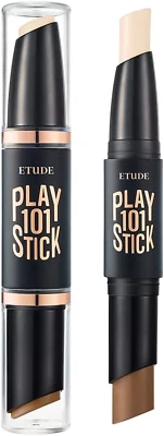 ETUDE Play 101 Stick Duo #02 / Nose Shadow/Highlights/Shading/Natural/Contour...
