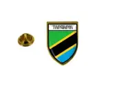 pins pin's flag national badge backpack hat shield world tanzania